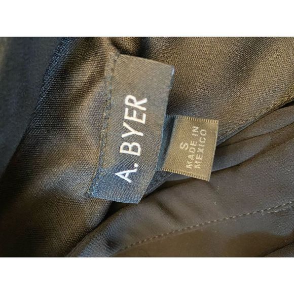 A. Byer Black Mini Dress size small - Picture 3 of 5